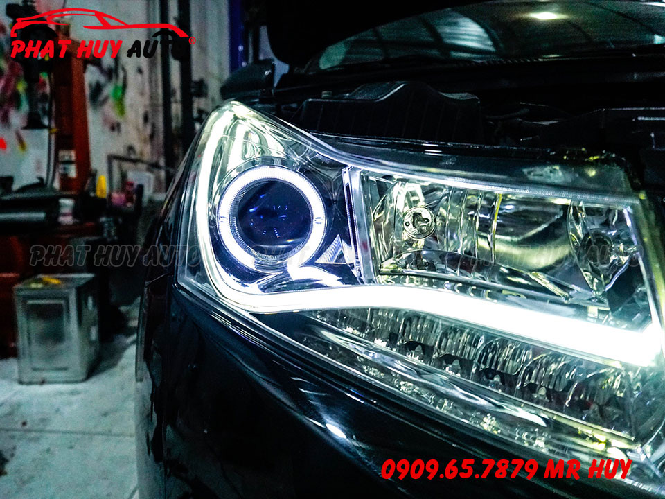 Độ đèn xe Cruze nguyên bộ