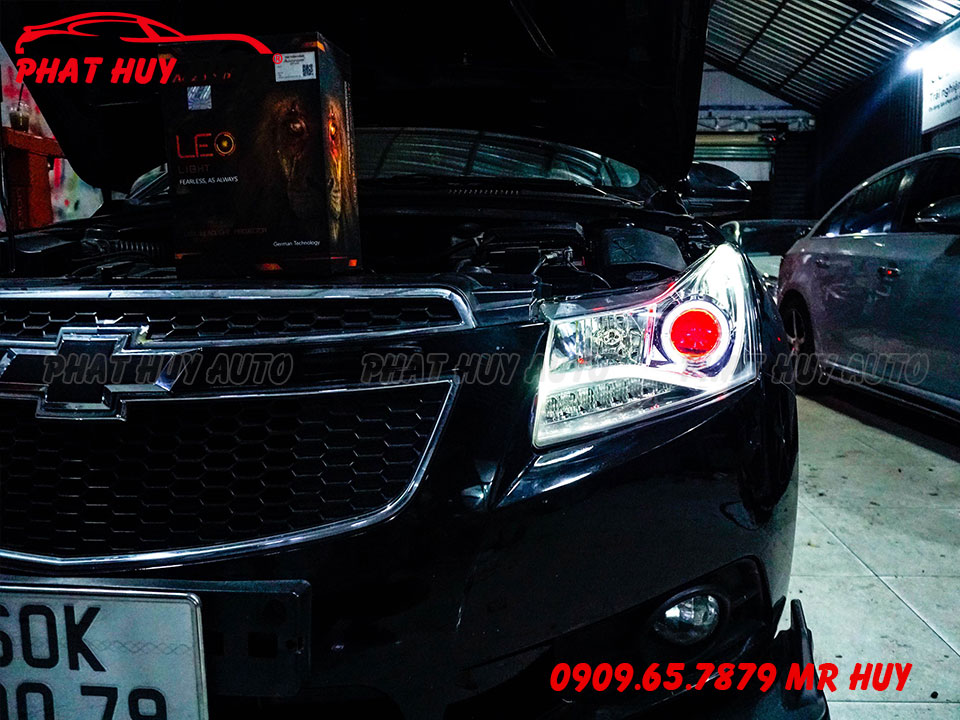 Độ đèn xe Cruze nguyên bộ