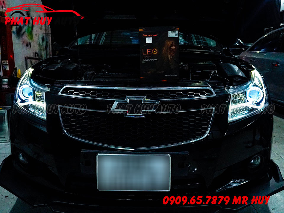 Độ đèn xe Cruze nguyên bộ