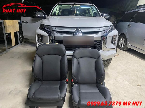 Độ ghế chỉnh điện Mitsubishi Triton