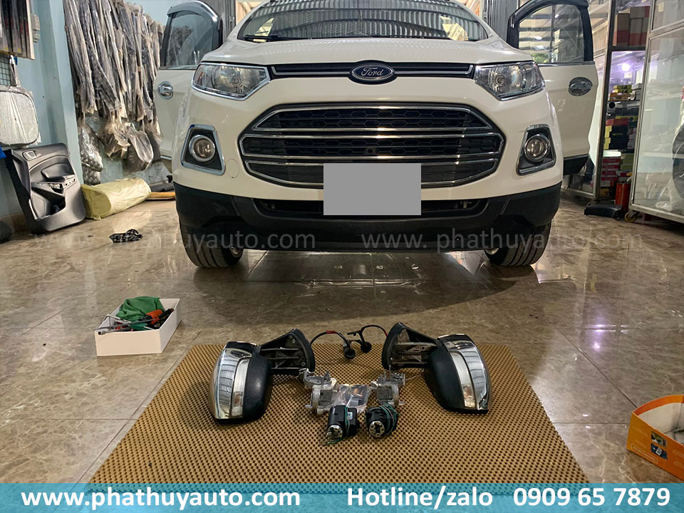 Độ gương gập điện cho Ecosport