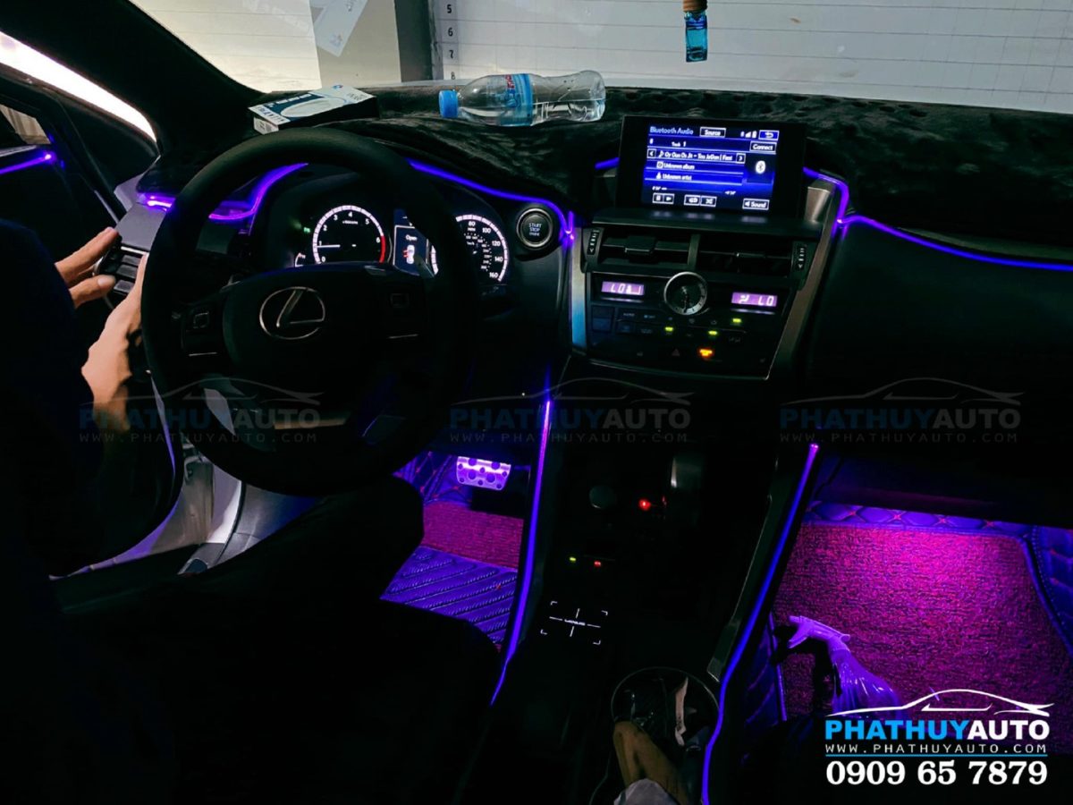 Độ Led nội thất Lexus NX200T