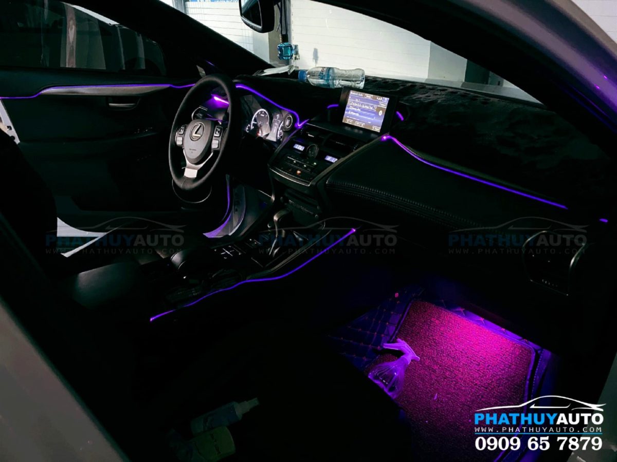 Độ Led nội thất Lexus NX200T