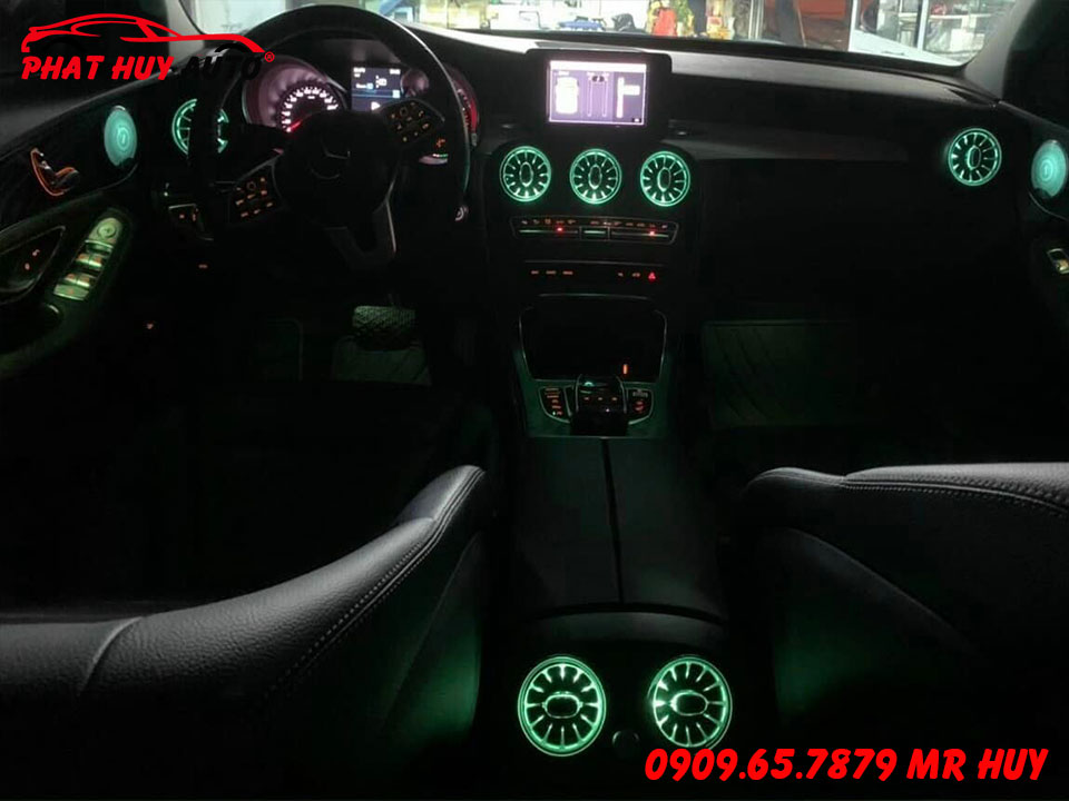 Độ led nội thất Mercedes C200