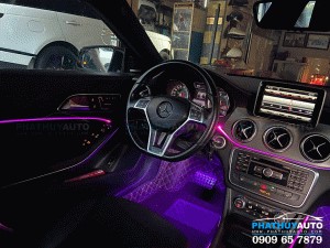 Độ LED nội thất Mercedes CLA250