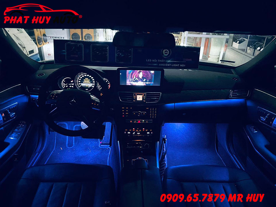 Độ Led Nội Thất Mercedes E400