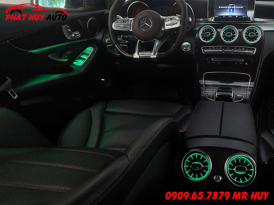 Độ led nội thất Mercedes GLC300