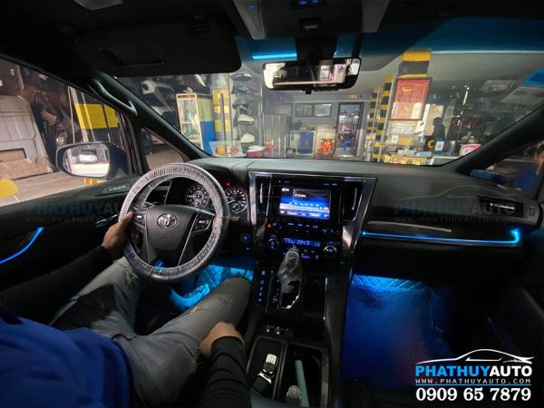 Độ Led nội thất Toyota Alphard