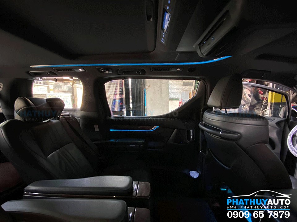 Độ Led nội thất Toyota Alphard