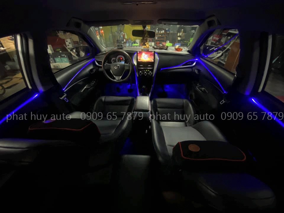 Độ Led nội thất Toyota Vios