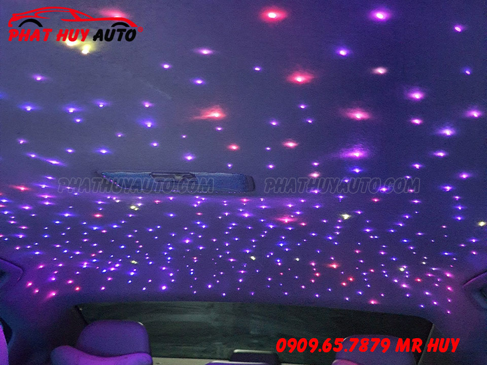 Độ led trần sao Toyota Vios