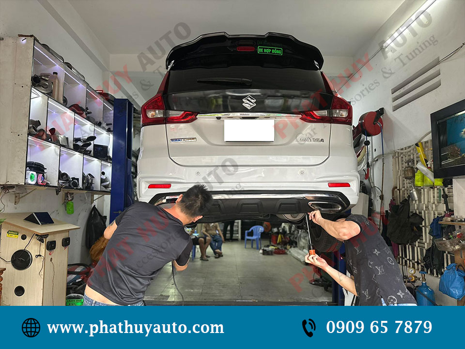 Độ líp pô cho Suzuki Ertiga