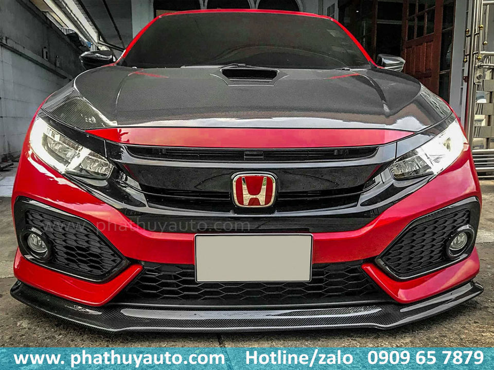 Honda Civic độ công suất khủng gần 300 mã lực cùng bodykit Type R