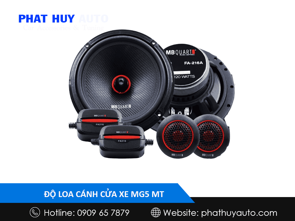 Độ loa cửa xe MG5 MT