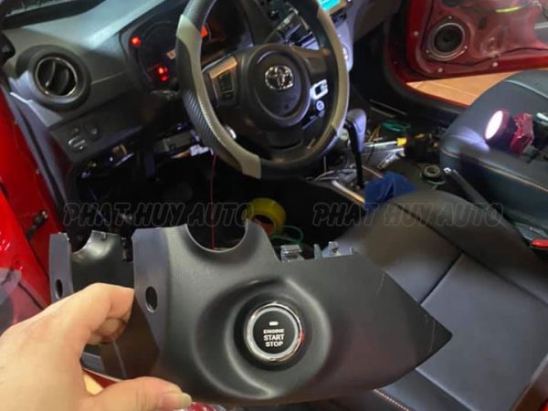 Độ nút Start Stop cho Toyota Wigo