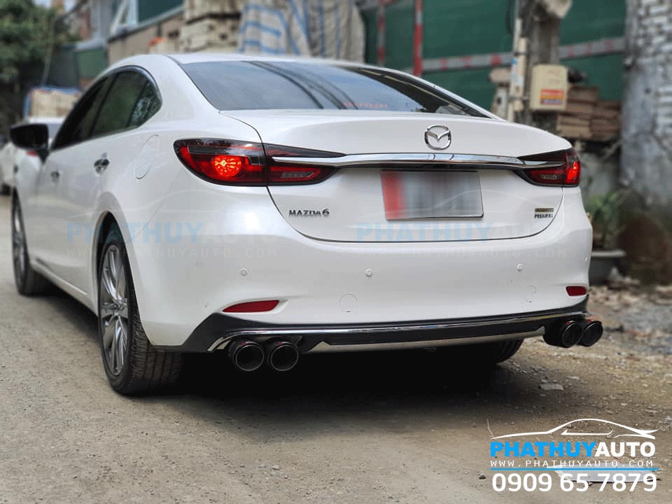 Độ Pô Akrapovic Cho Mazda 6