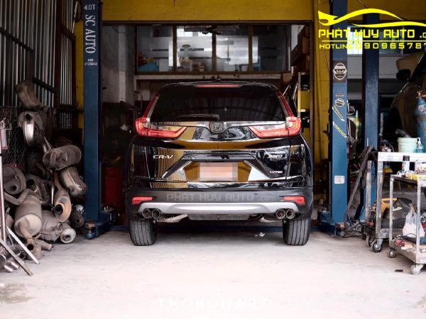 Độ Pô Akrapovic xe Honda CRV