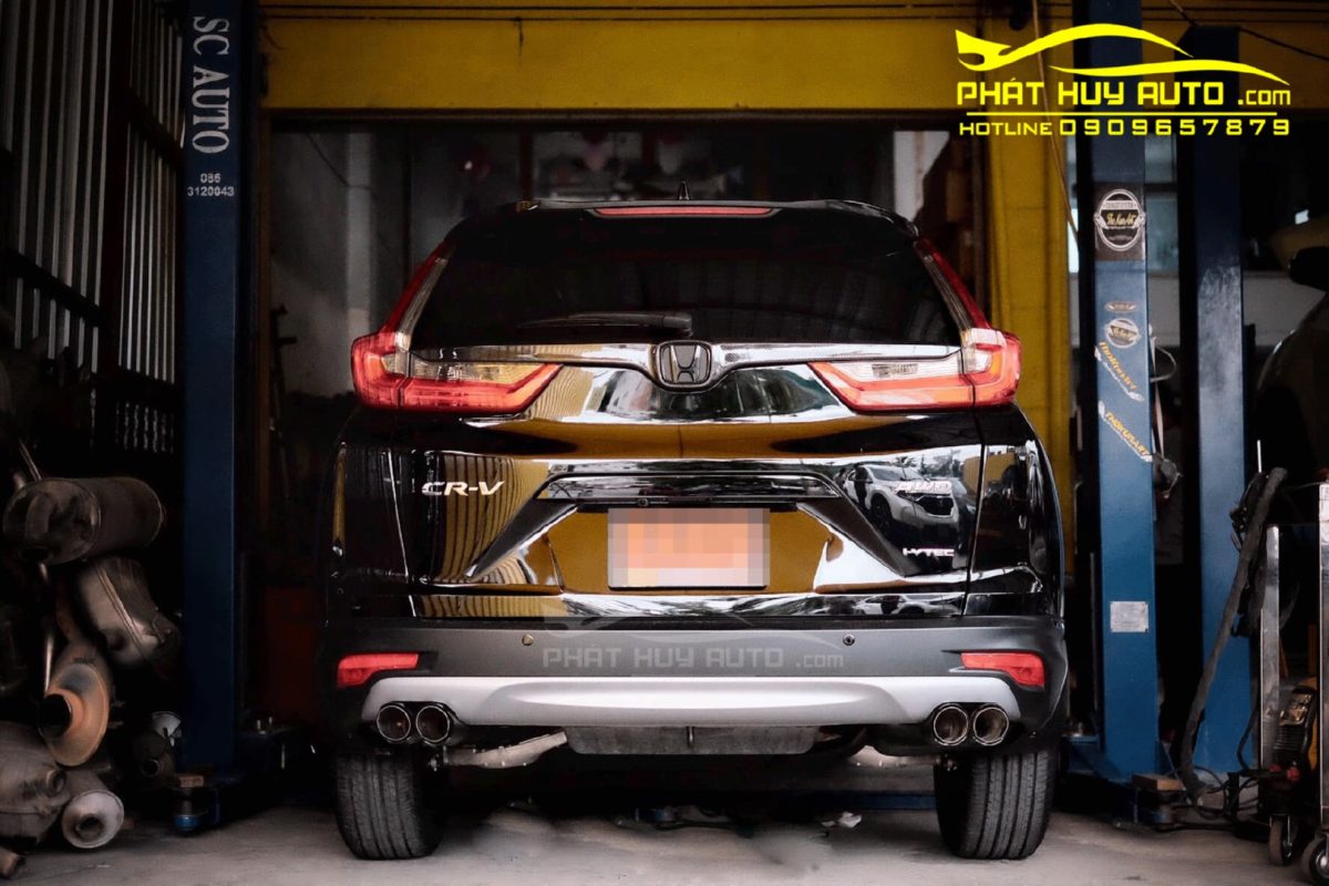 Độ Pô Akrapovic xe Honda CRV