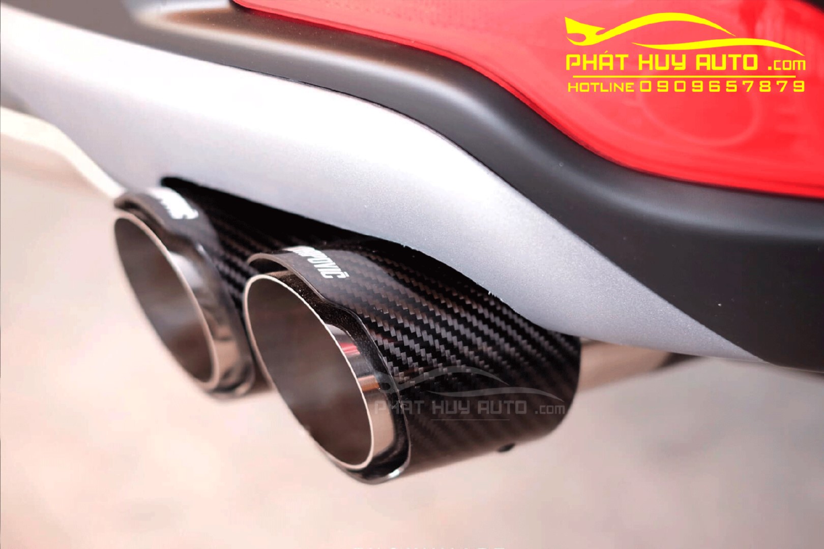 Độ Pô Akrapovic xe Honda CRV