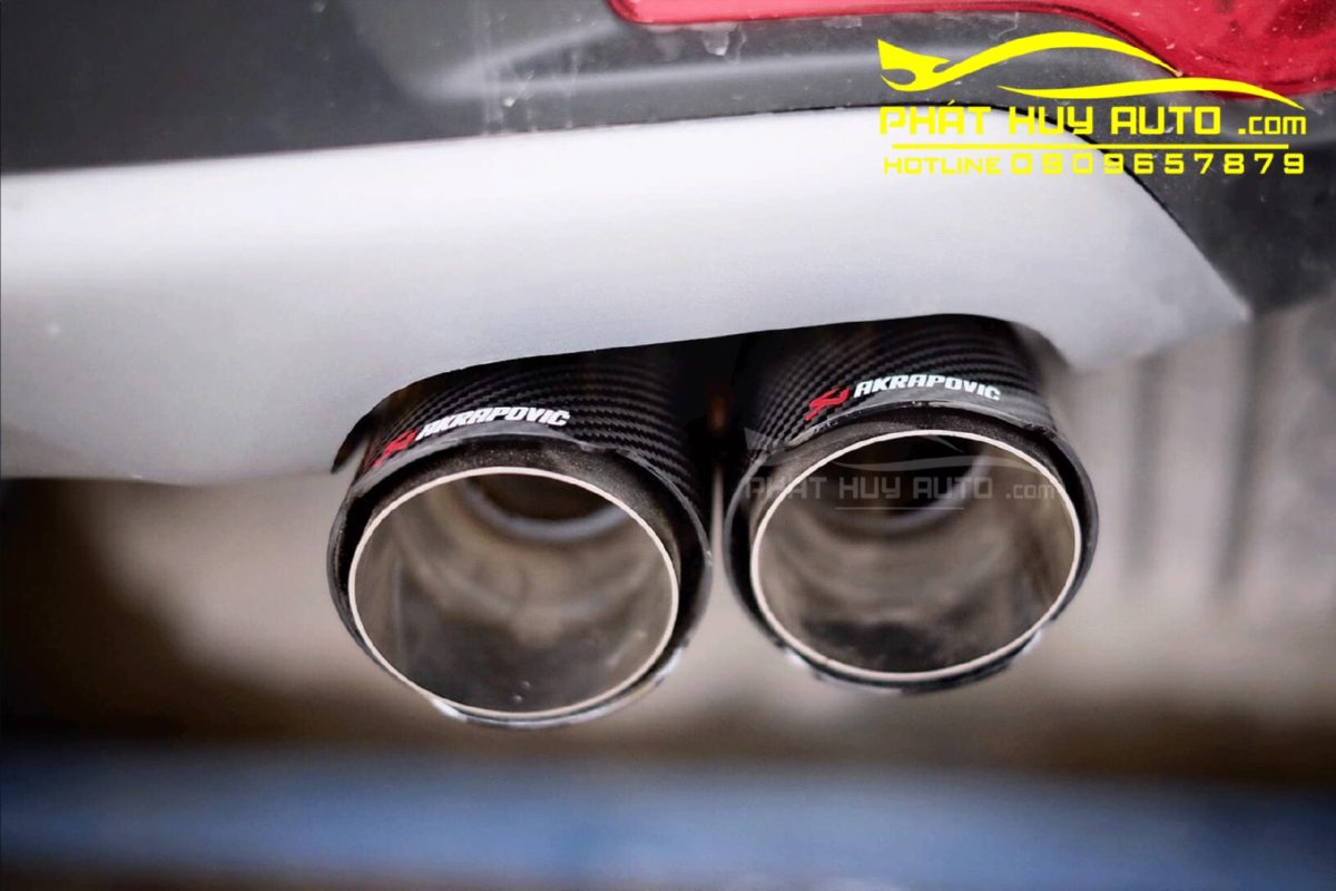 Độ Pô Akrapovic xe Honda CRV