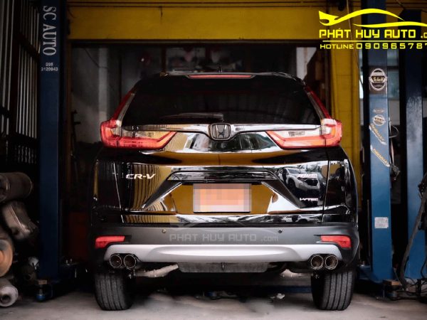 Độ Pô Akrapovic xe Honda CRV