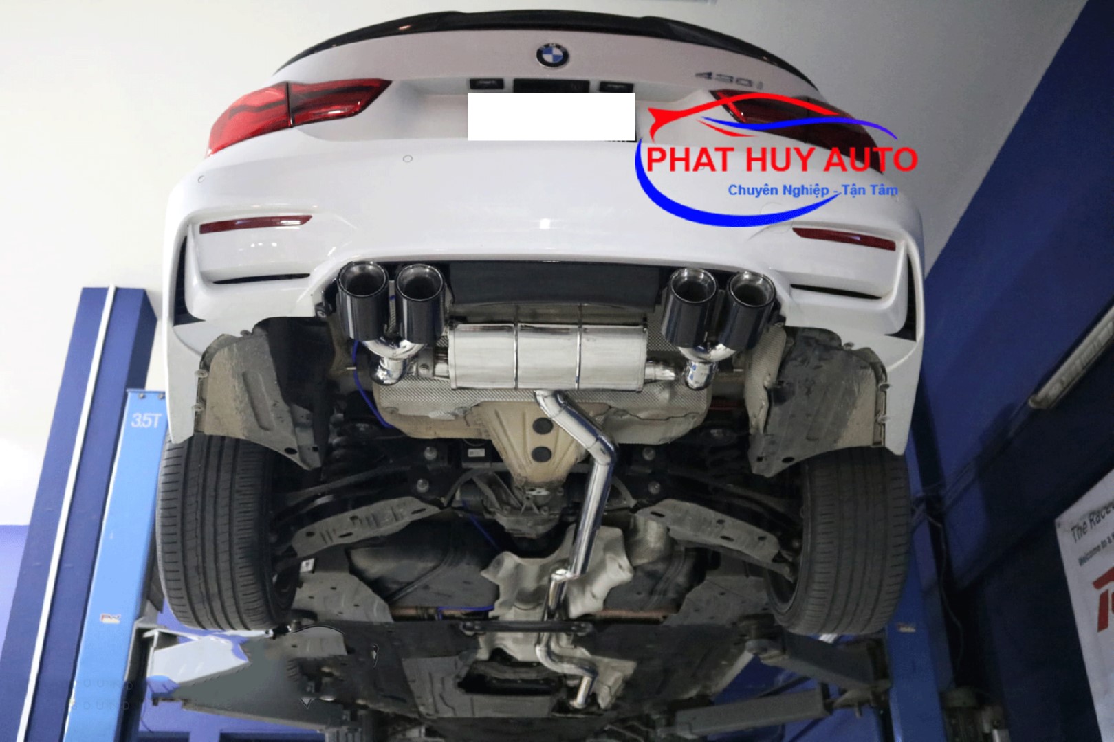 Độ pô cho xe BMW 430i