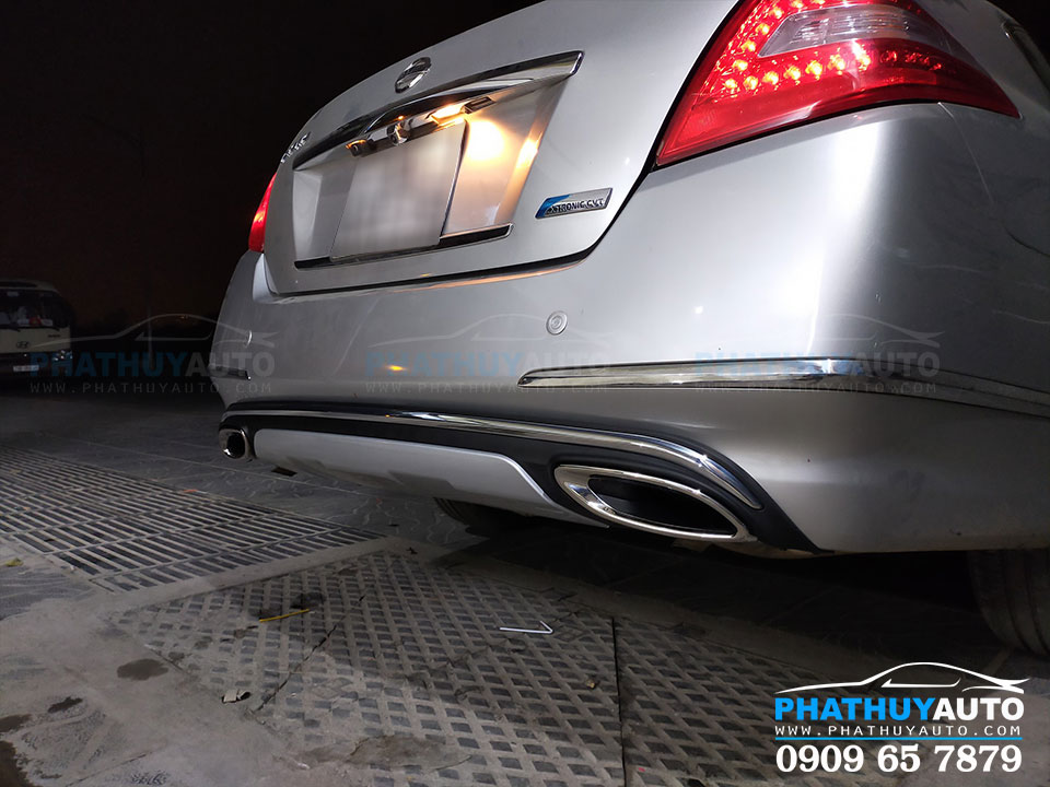 Độ pô Mer cho Nissan Teana