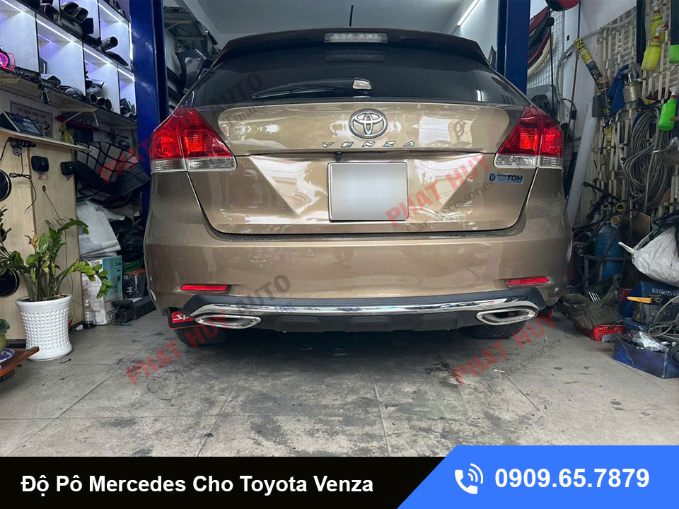 Độ pô Toyota Venza