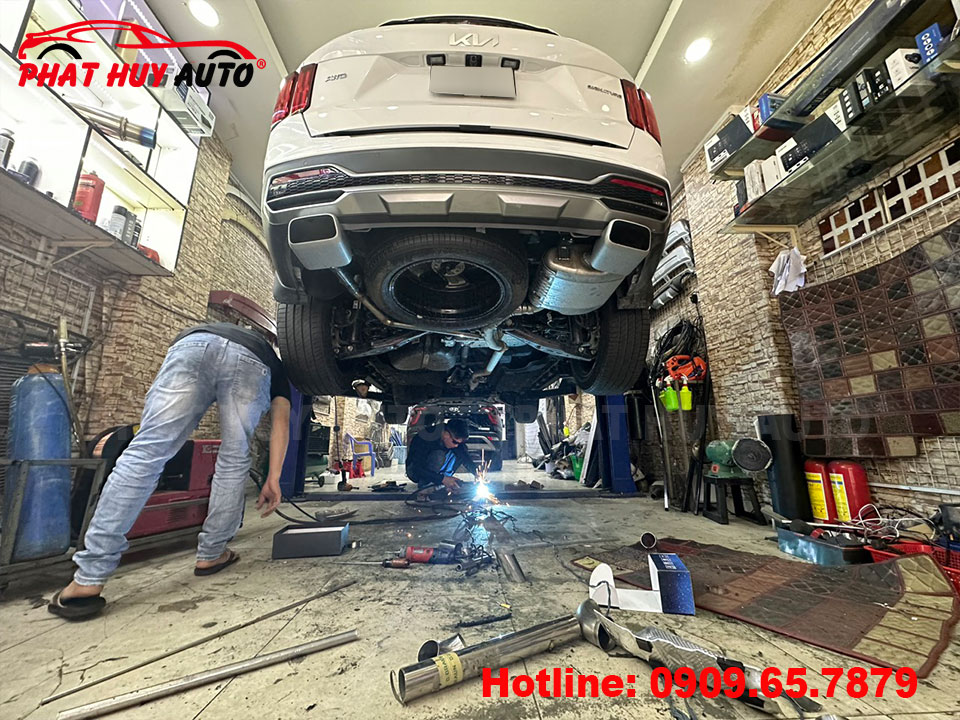 Độ pô nổ on/off Sorento 2022