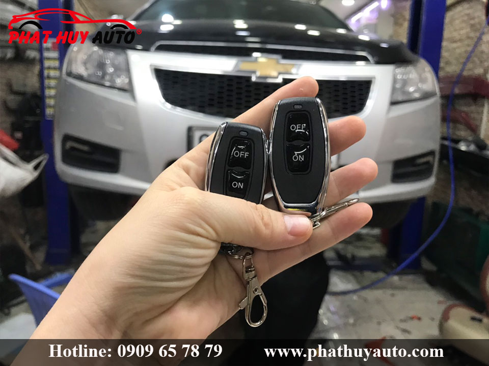 Độ pô nổ On/Off xe Cruze