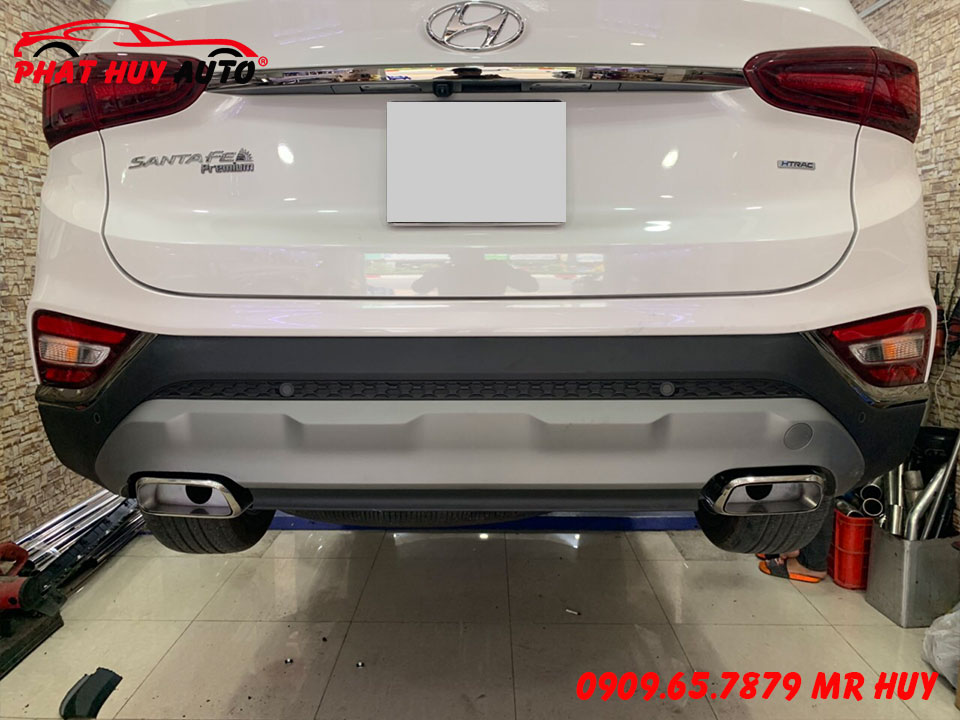 Độ pô ô tô Hyundai Santafe