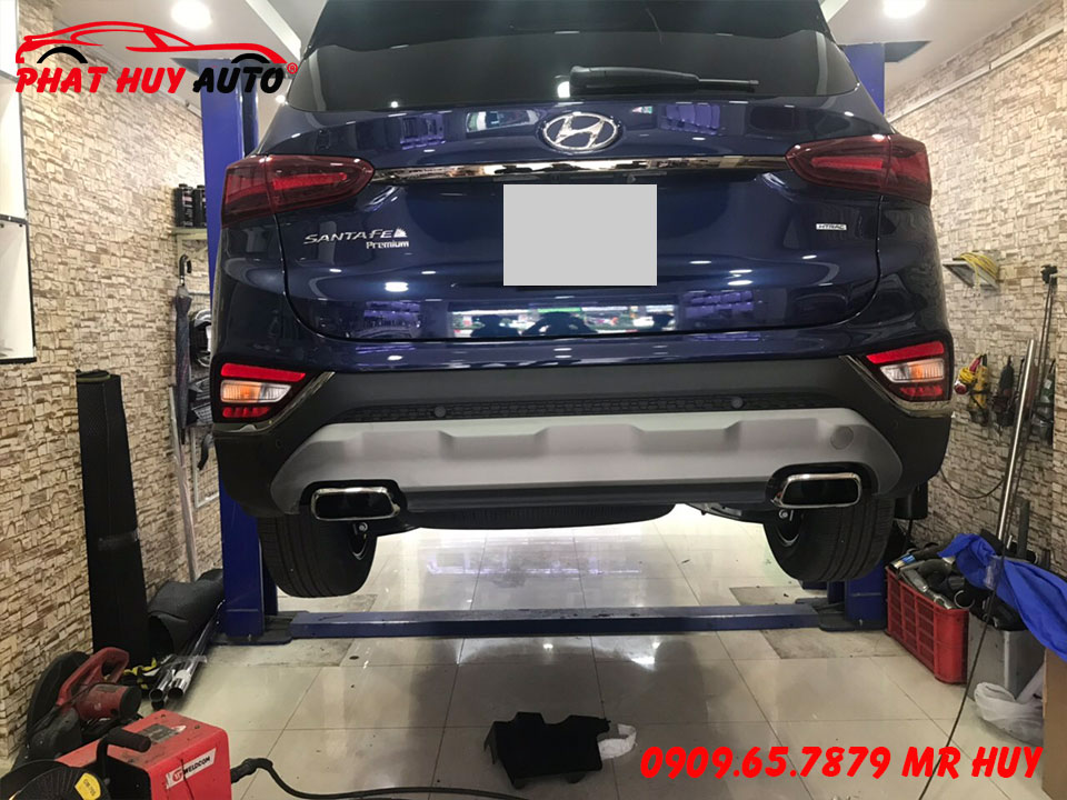 Độ pô ô tô Hyundai Santafe