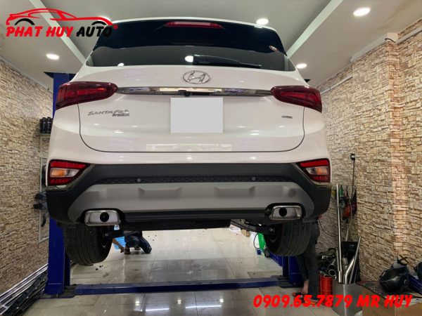 Độ pô ô tô Hyundai Santafe