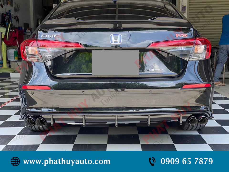 Độ pô thể thao Civic 2023