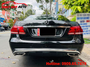 Độ pô theo xe Mercedes E200
