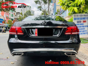 Độ pô theo xe Mercedes E200