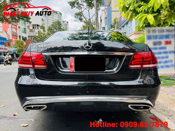 Độ pô theo xe Mercedes E200