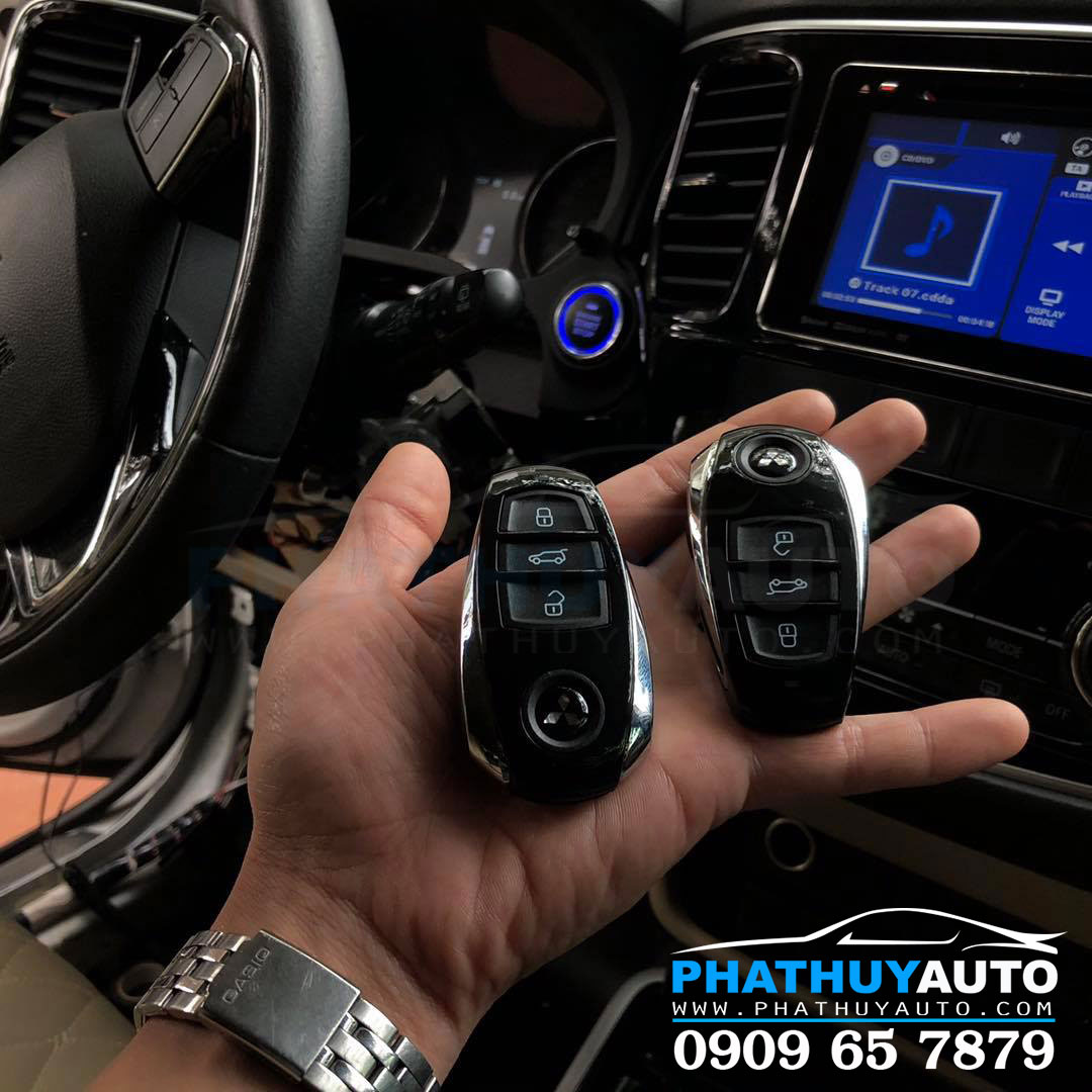 Độ Start Stop Smartkey cho Outlander