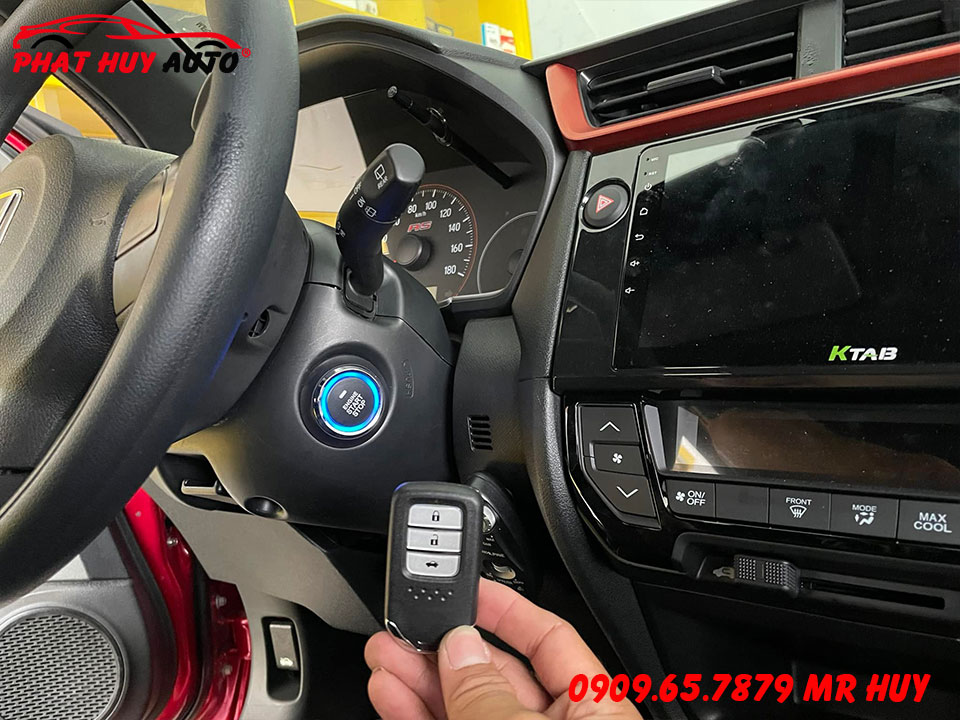 Độ Start Stop Smartkey Honda Brio