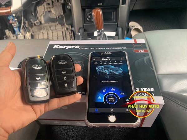 Độ Start/Stop SmartKey xe Prado