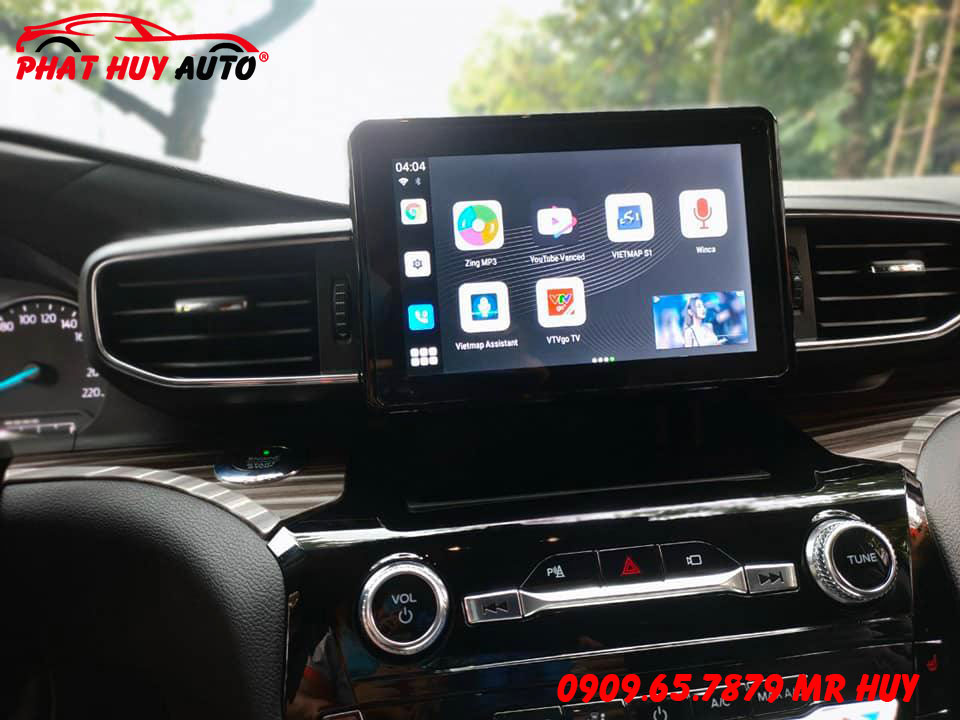 Gắn Android Box Ford Explorer 2022