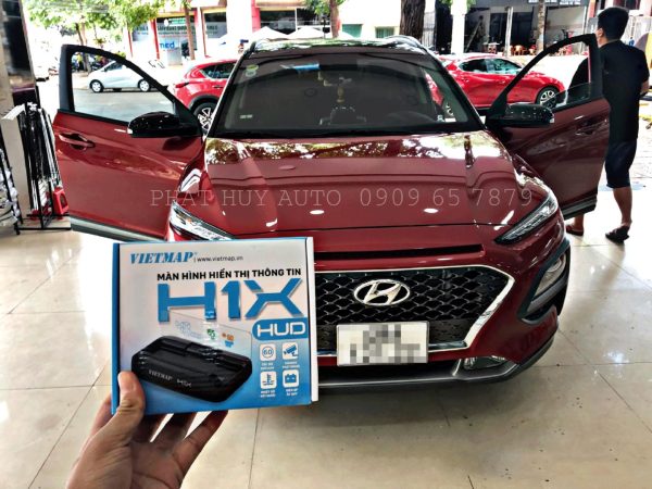 Gắn HUD Vietmap cho Hyundai Kona