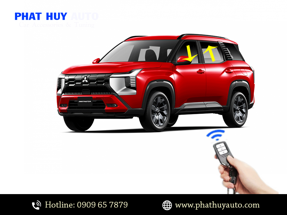 Gập gương lên xuống kính Destinator