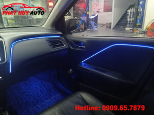 Honda City 2017 lắp đèn led nội thất