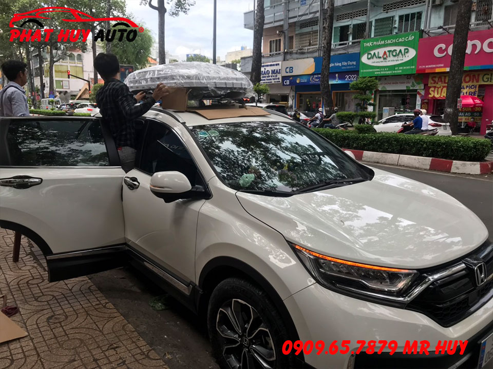 Hộp đựng đồ trên nóc Honda CRV