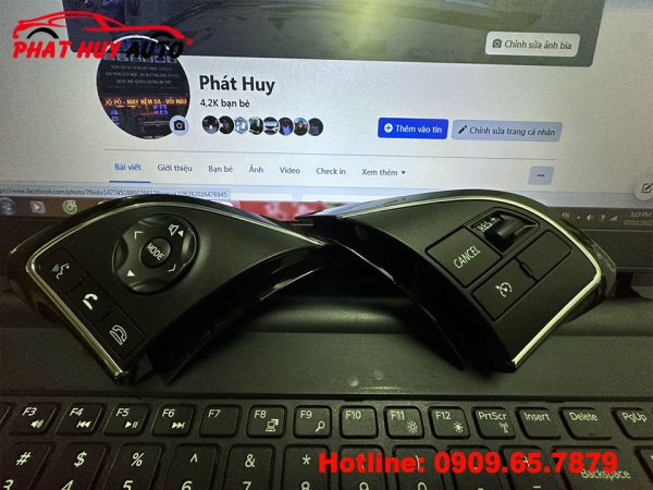 Khiển vô lăng + cruise control Xpander