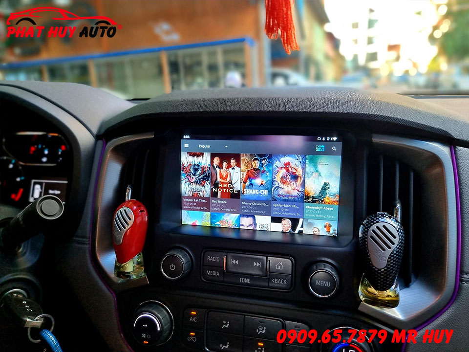 Lắp Android Box cho Chevrolet Colorado