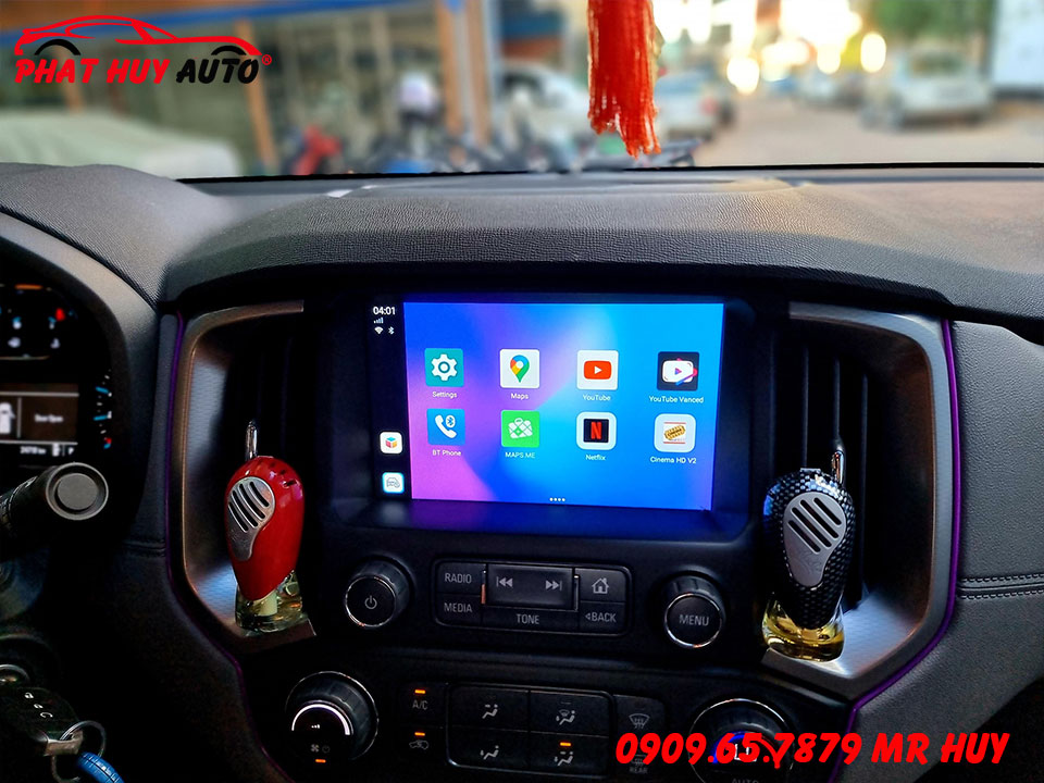 Lắp Android Box cho Chevrolet Colorado