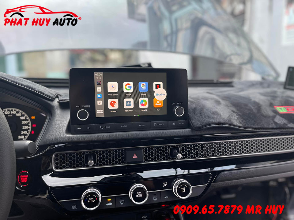 Lắp Android Box Cho Civic 2022