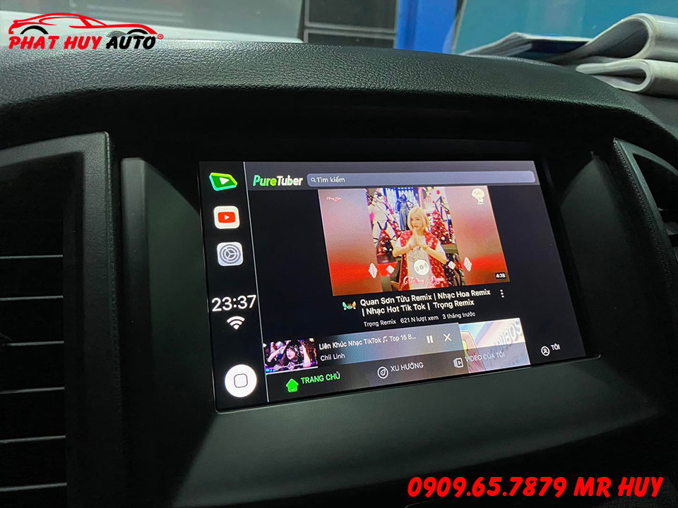 Lắp Android Box cho Ford Ranger